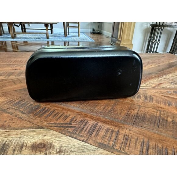 Black Hard Shelled Coach Glasses Case Embossed For Eye Glasses Or Sunglasses - Picture 5 of 5